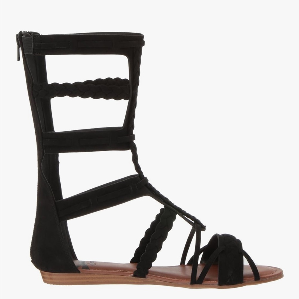 Fergalicious Black Strappy Gladiator Sandals - Picture 2 of 12